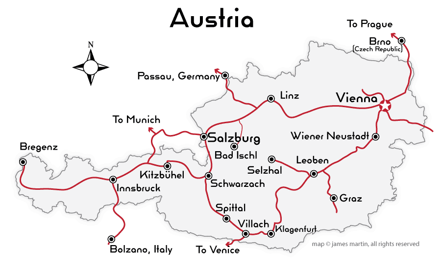 austria train map