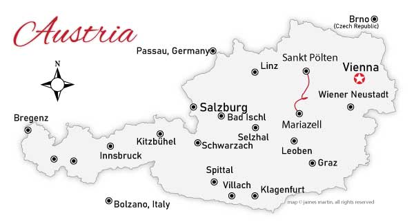 mariazell rail route map