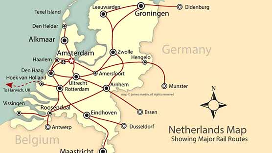 netherlands map