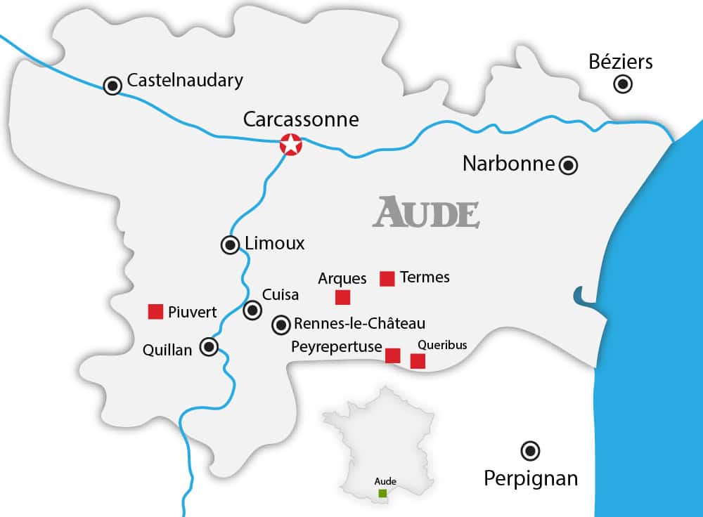 cathar castle map