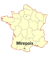 mirepoix location in france